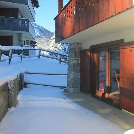 Appartement Chaleureux Les Houches 29 M² Piscine Partagee Екстериор снимка