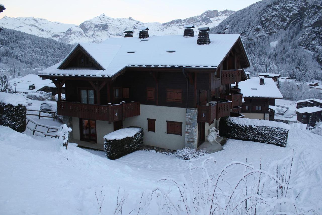 Appartement Chaleureux Les Houches 29 M² Piscine Partagee Екстериор снимка