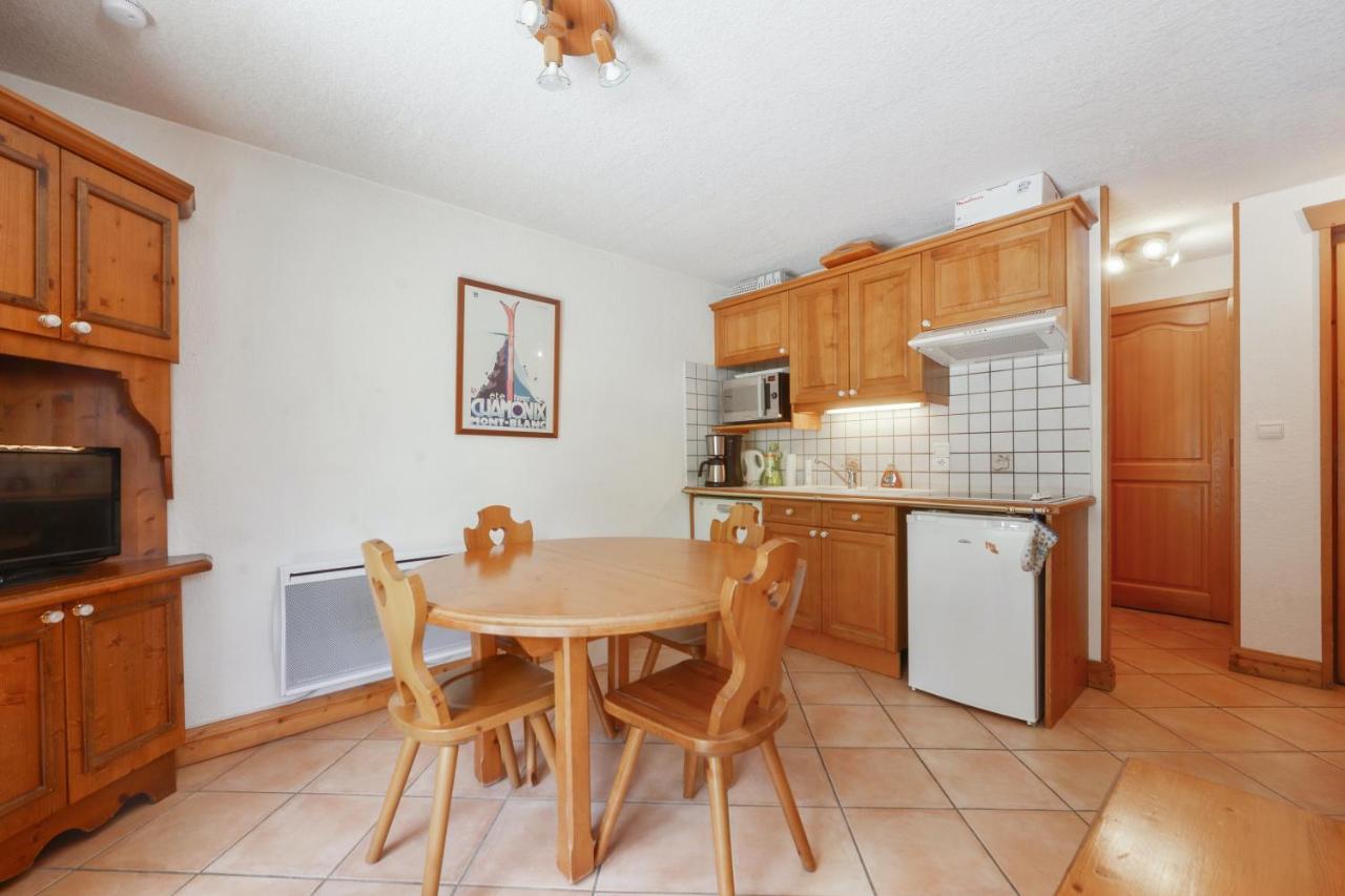 Appartement Chaleureux Les Houches 29 M² Piscine Partagee Екстериор снимка