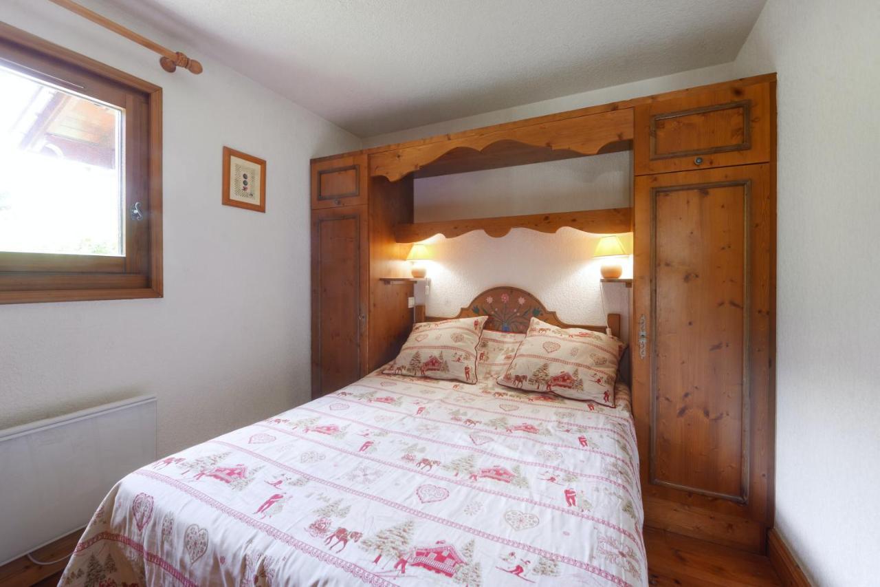 Appartement Chaleureux Les Houches 29 M² Piscine Partagee Екстериор снимка