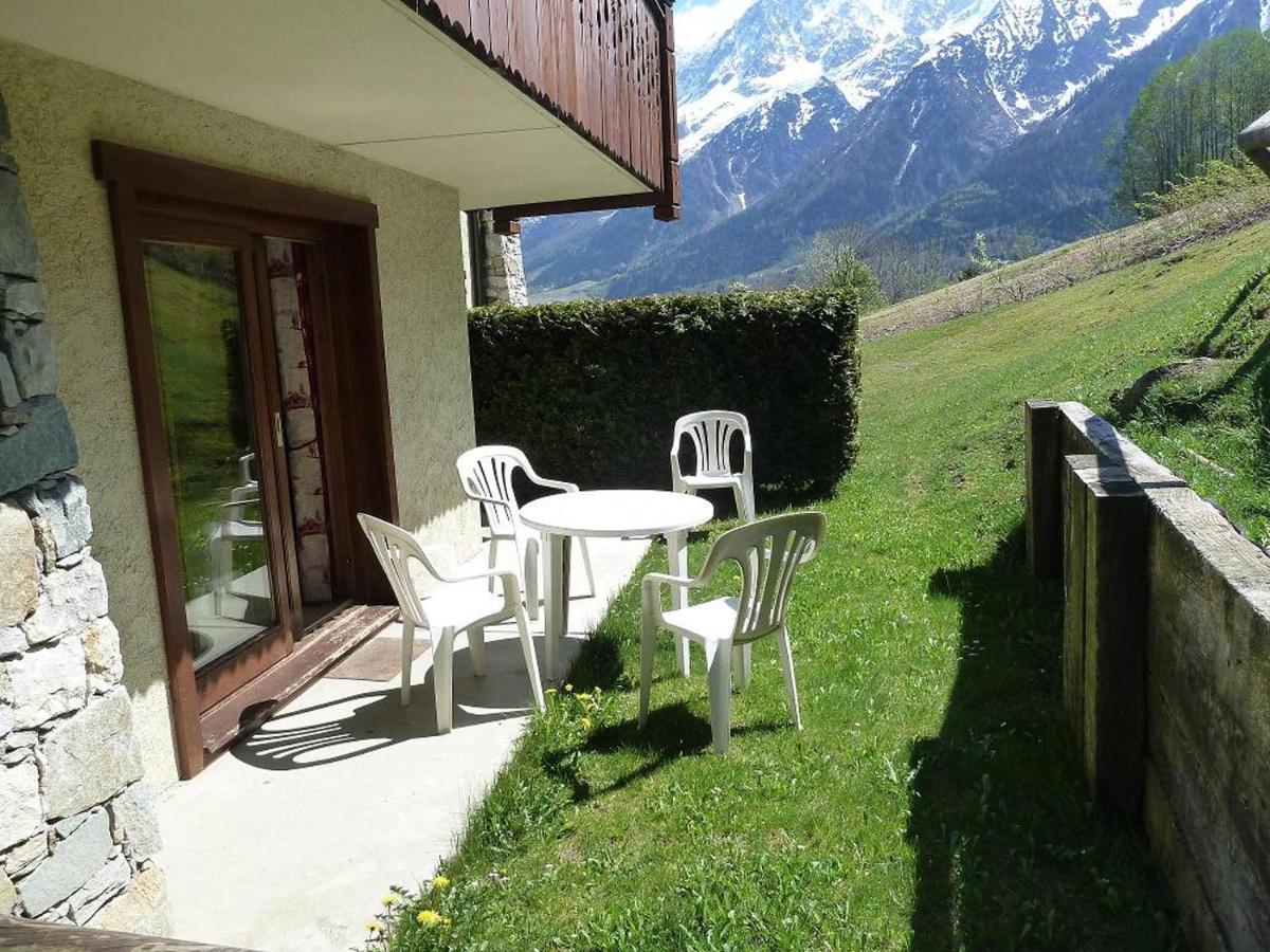 Appartement Chaleureux Les Houches 29 M² Piscine Partagee Екстериор снимка